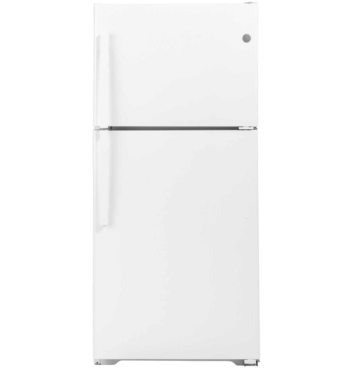 GE 21.9 cu ft Garage-Ready Top-Freezer Fridge (GTS22KGNRWW)