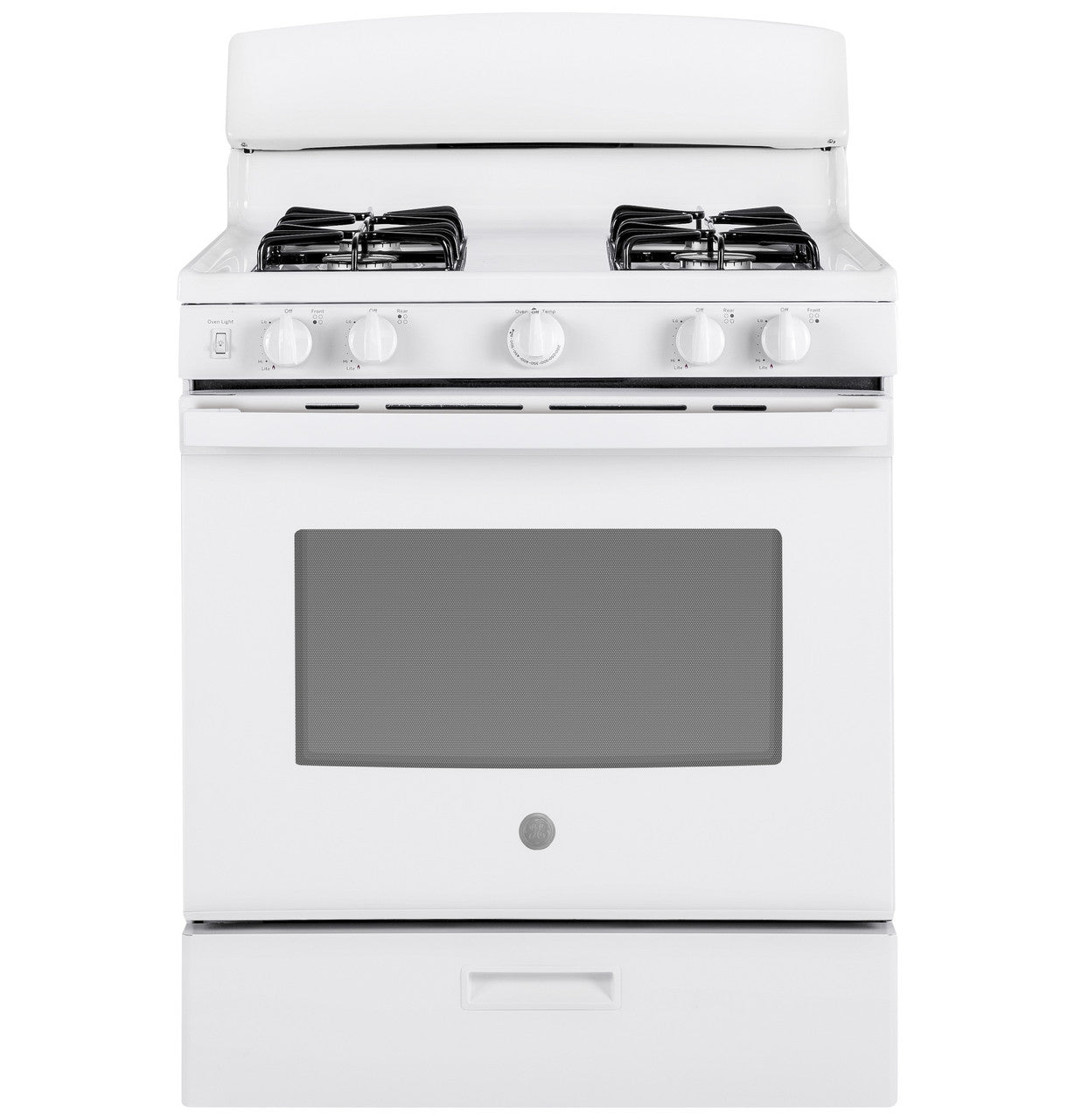 GE 30 in Gas Range, 4.8 cu ft Oven (JGBS30DEKWW)