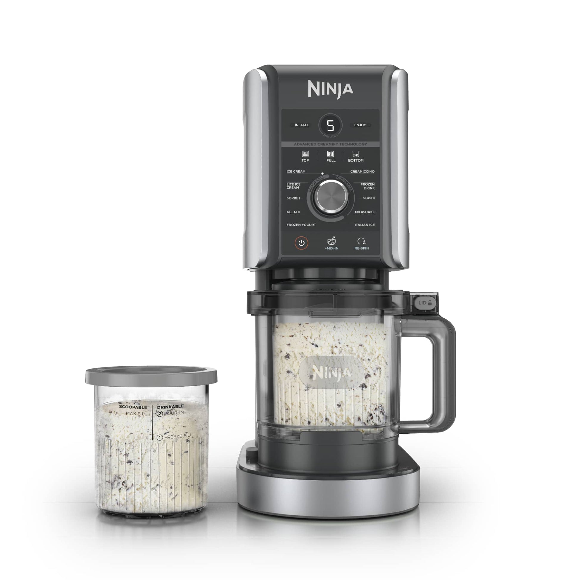 Ninja CREAMi Deluxe Ice Cream and Frozen Treat Maker