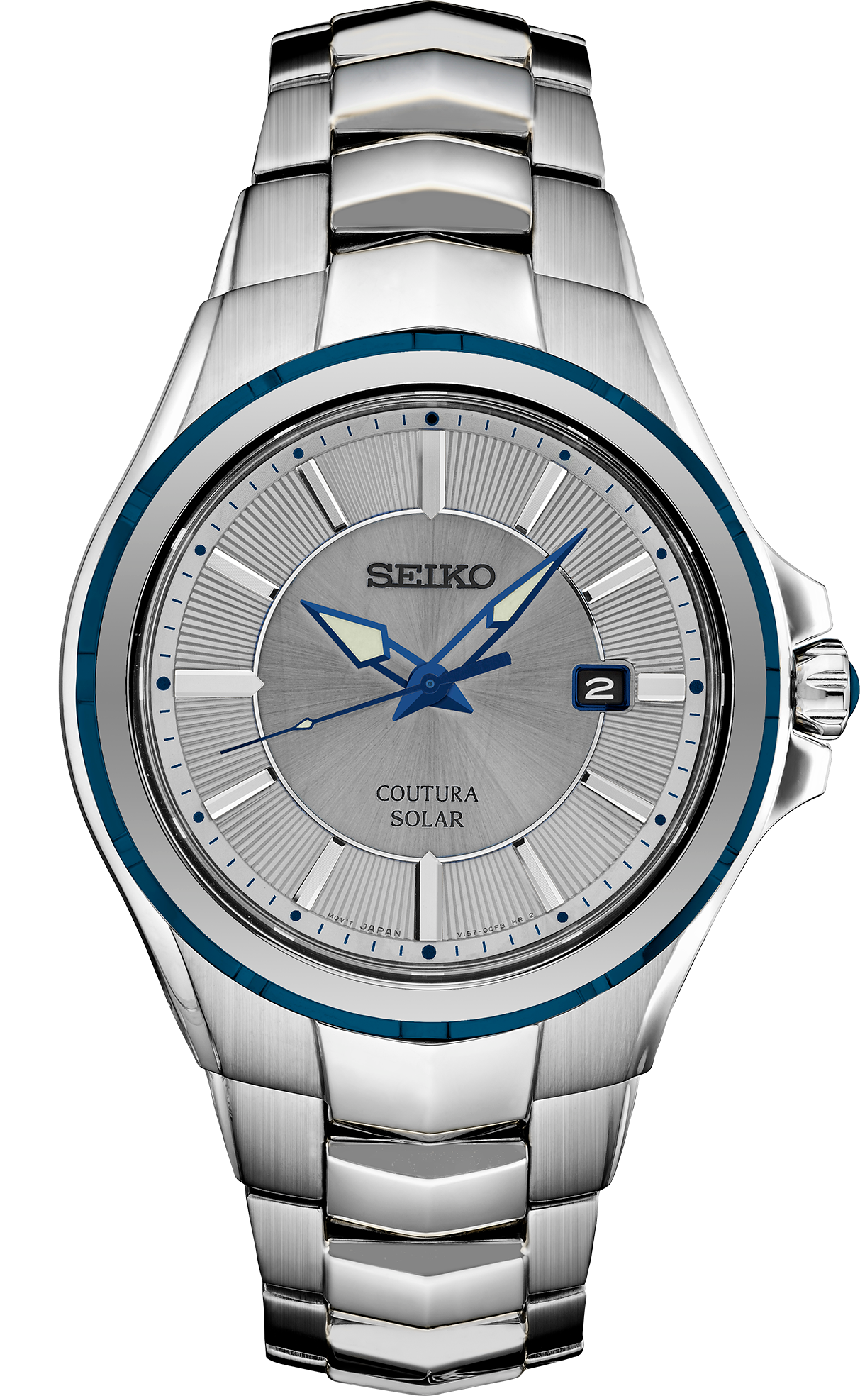 Seiko Coutura Solar 42.5mm Steel Watch (SNE565)