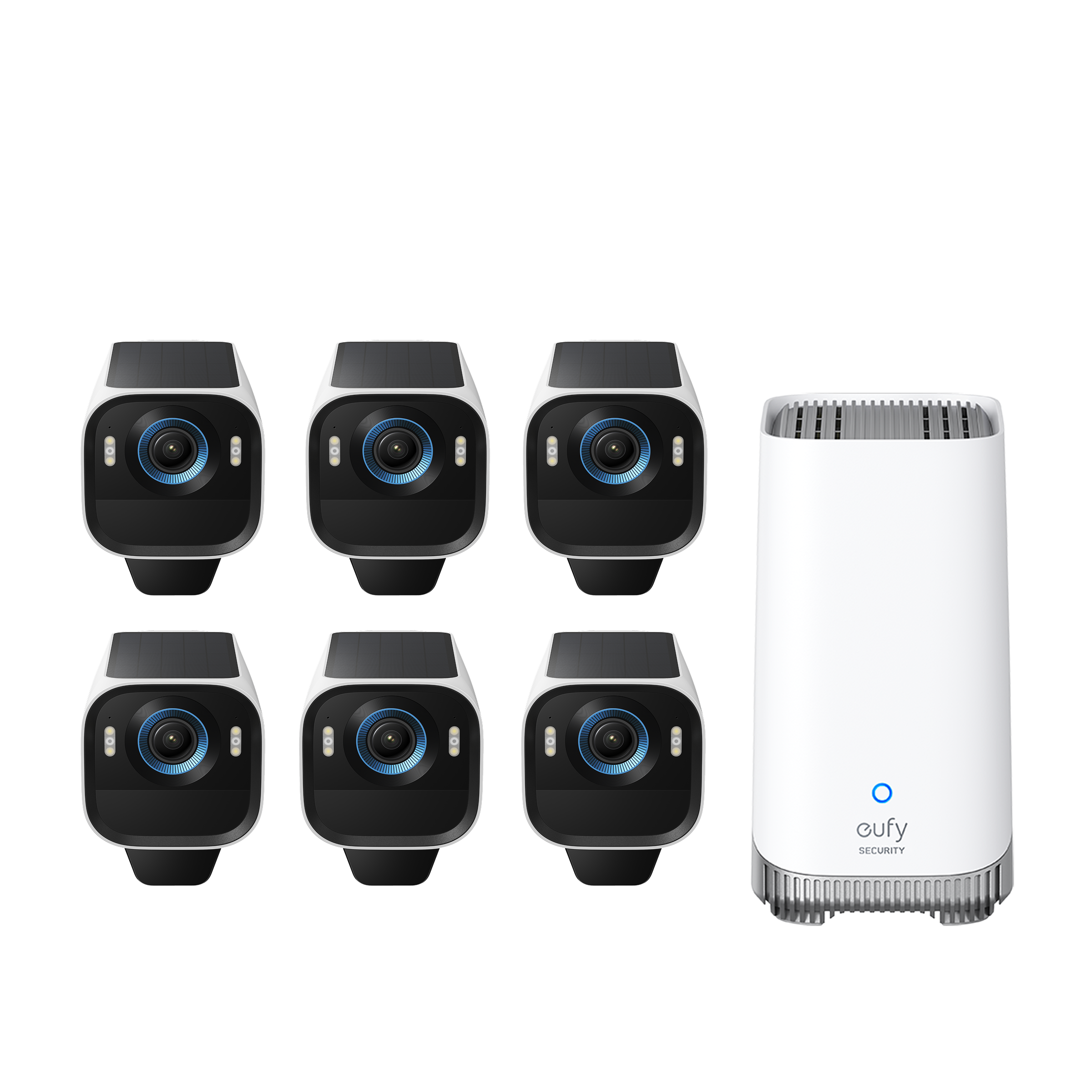 eufyCam S3 Pro 4K Solar Security Camera 6-Cam Kit